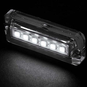 Rectangular Six LED Underwater Light, RGBW, 2-Pack