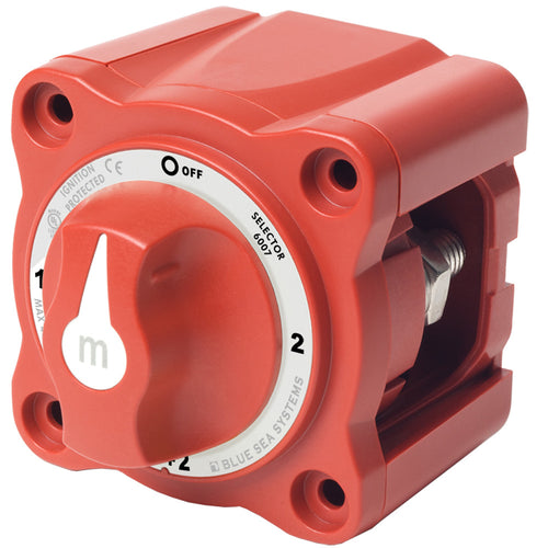 BLUE SEA 6007 M-SERIES (MINI) BATTERY SWITCH SELECTOR FOUR POSITION