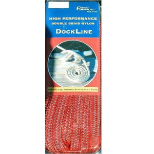 Custom Cordage Double Braid Dock Line - Red
