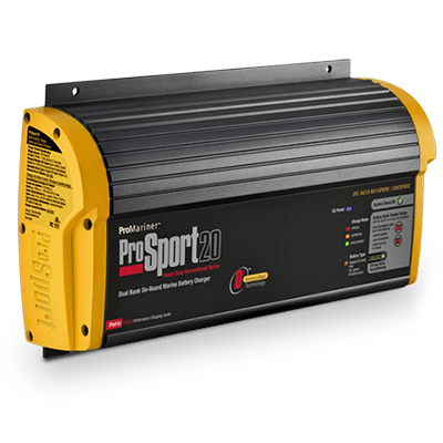 ProMariner ProSport 20, 12V/24V 20A, 2 Bank Battery Charger